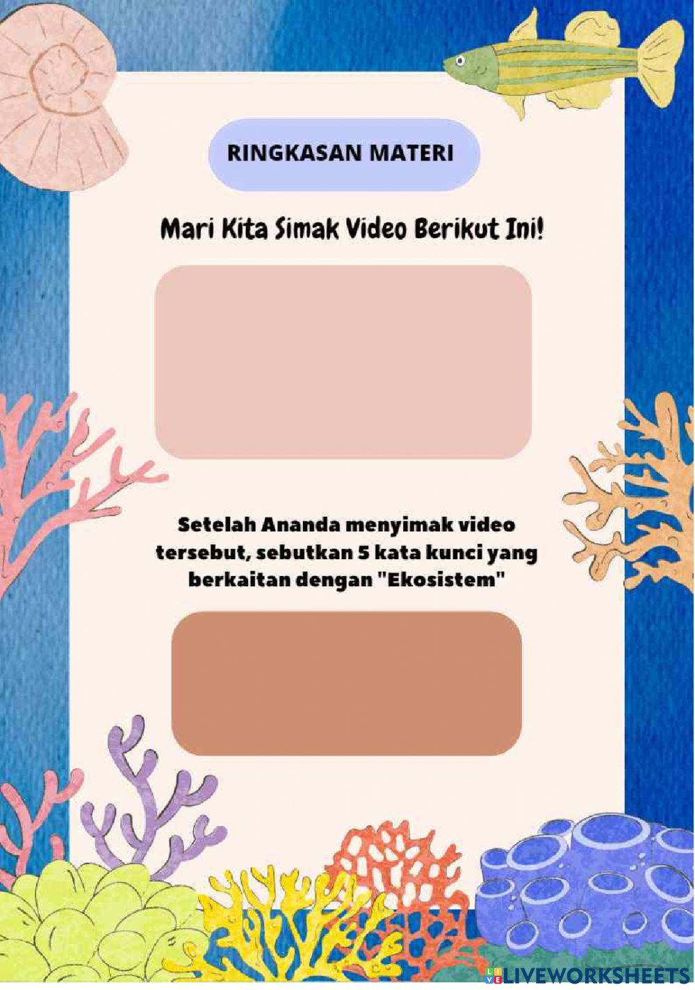 LKPD Ekosistem Kelas 5