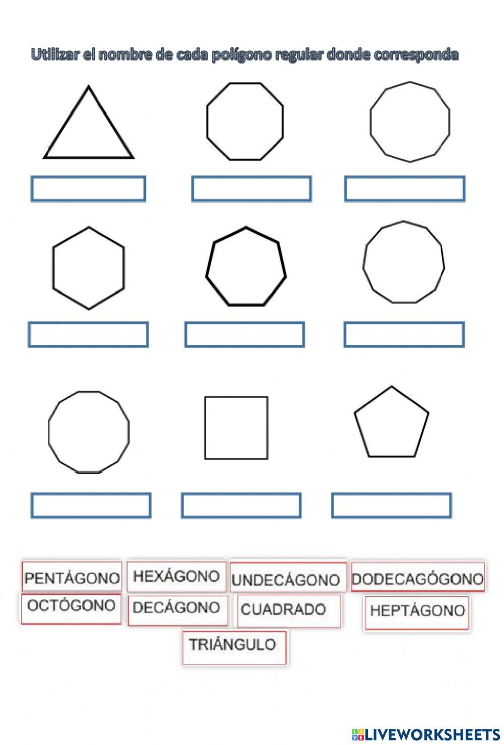 Ubicar poligonos donde corresponda
