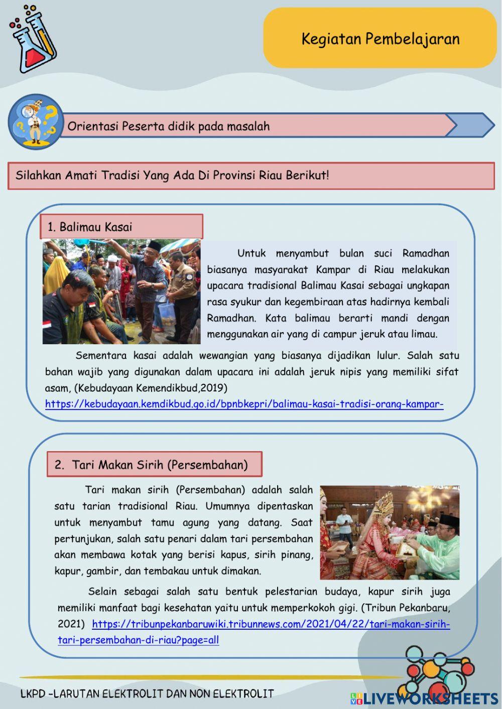 Larutan elektrolit dan non elektrolit