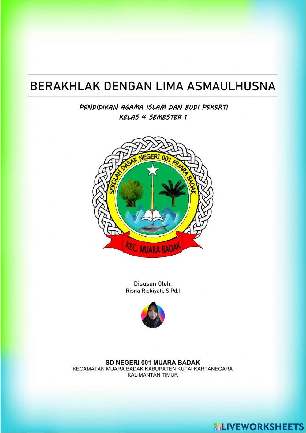 Berakhlak dengan Lima Asmaulhusna