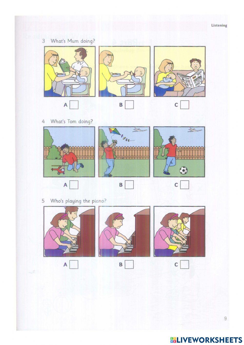 Starters 2 test 1 listening