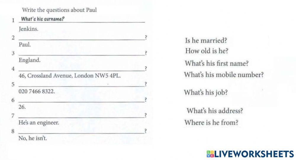 Questions and answers u3