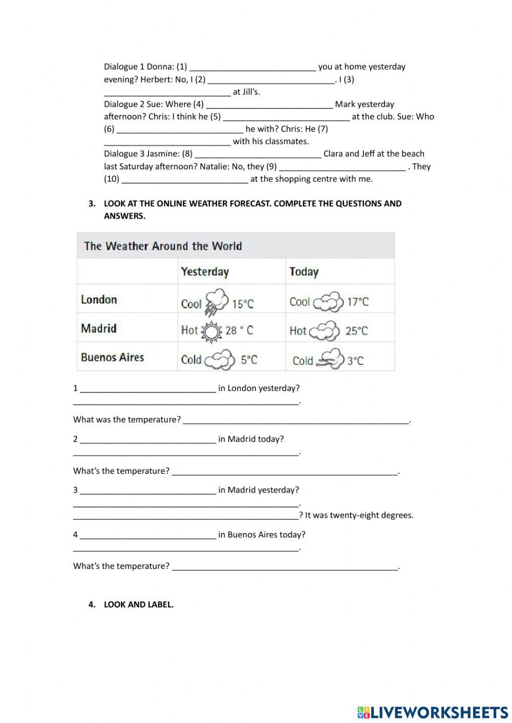 Written Test 3rd Year