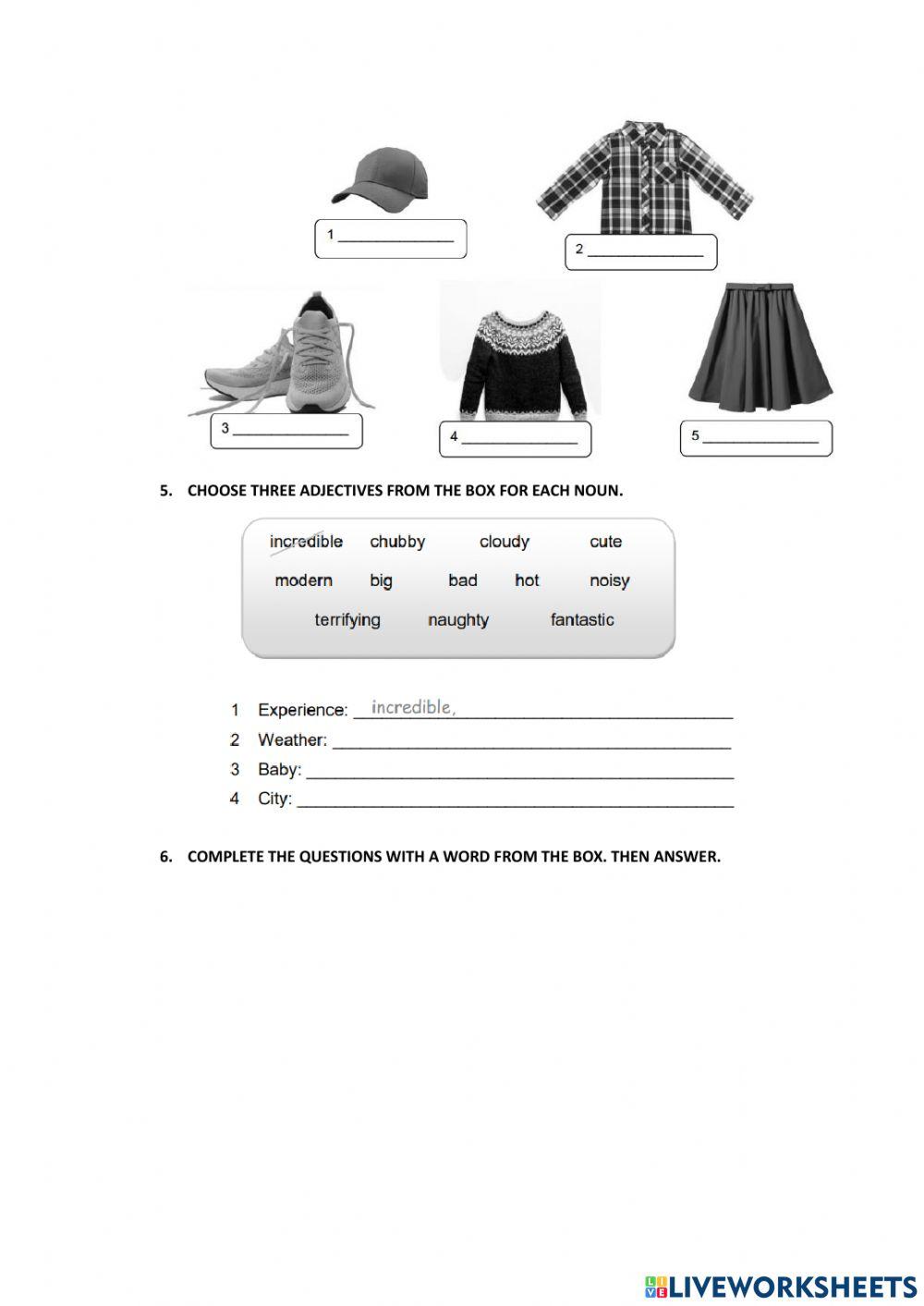 Written Test 3rd Year