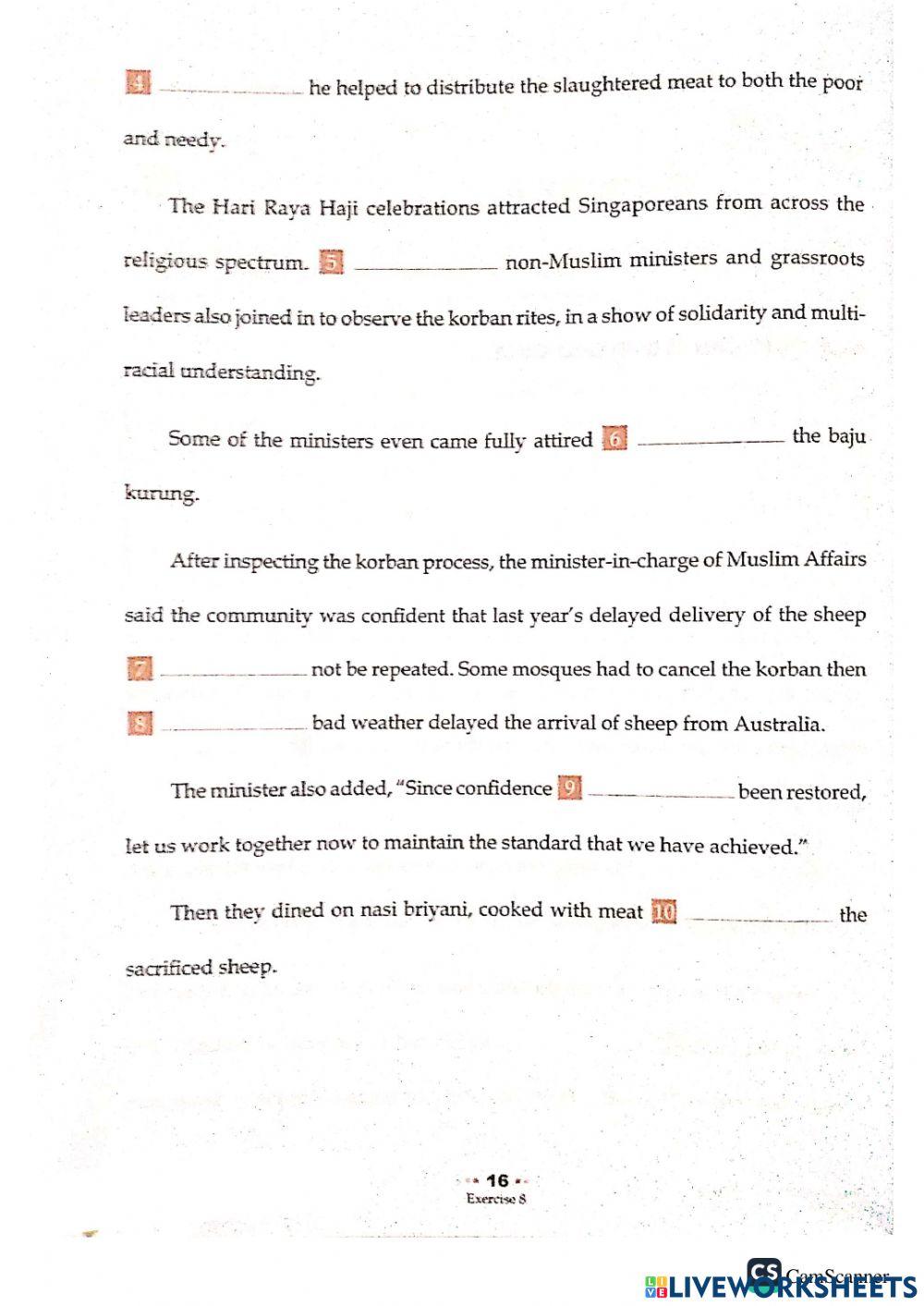 2021 Week 36 Cloze Passages p5-6