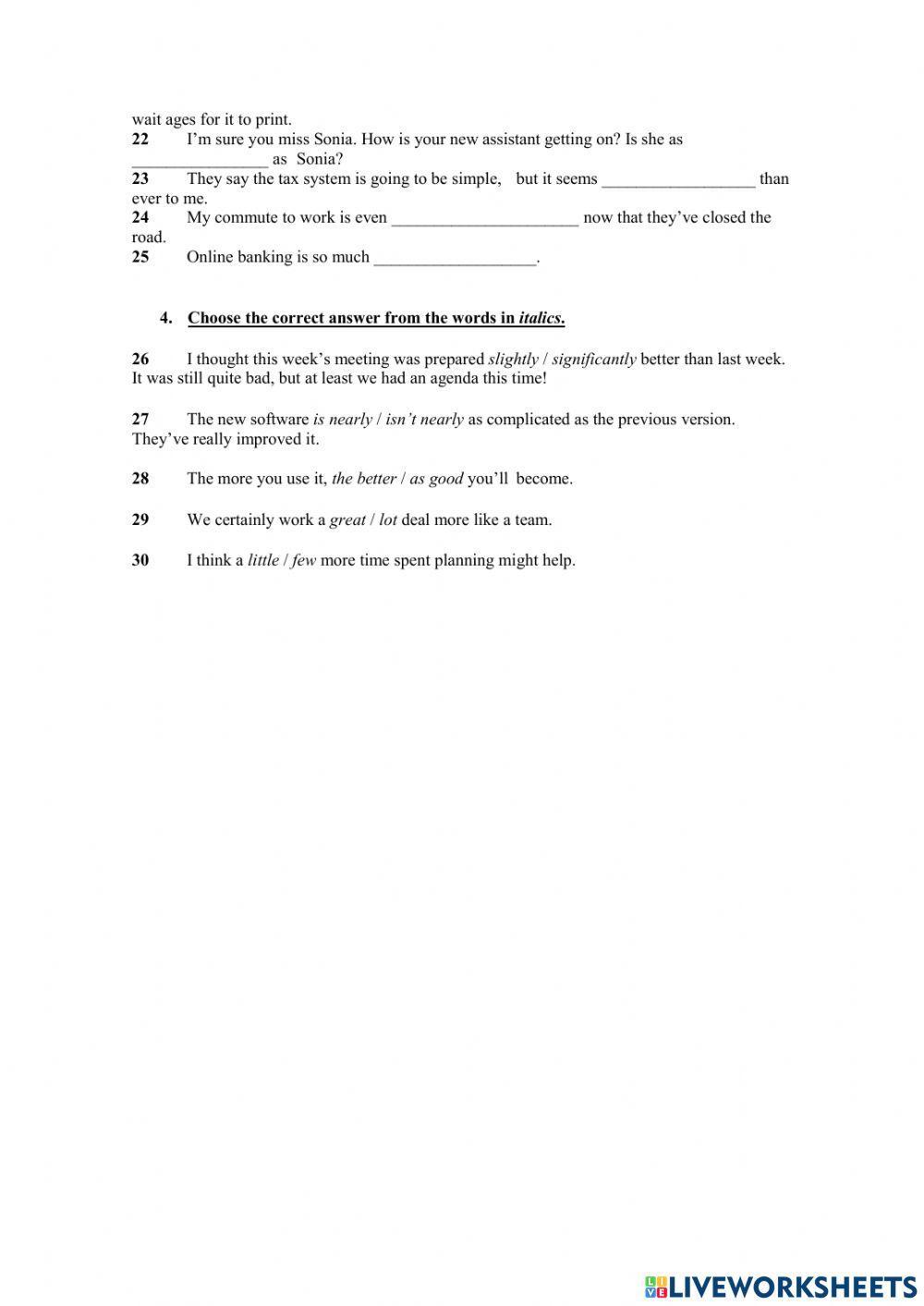 Mid term test business result int.