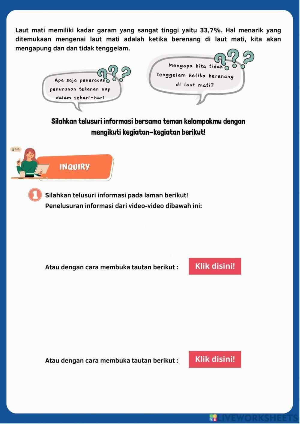 E-lkpd penurunan tekanan uap