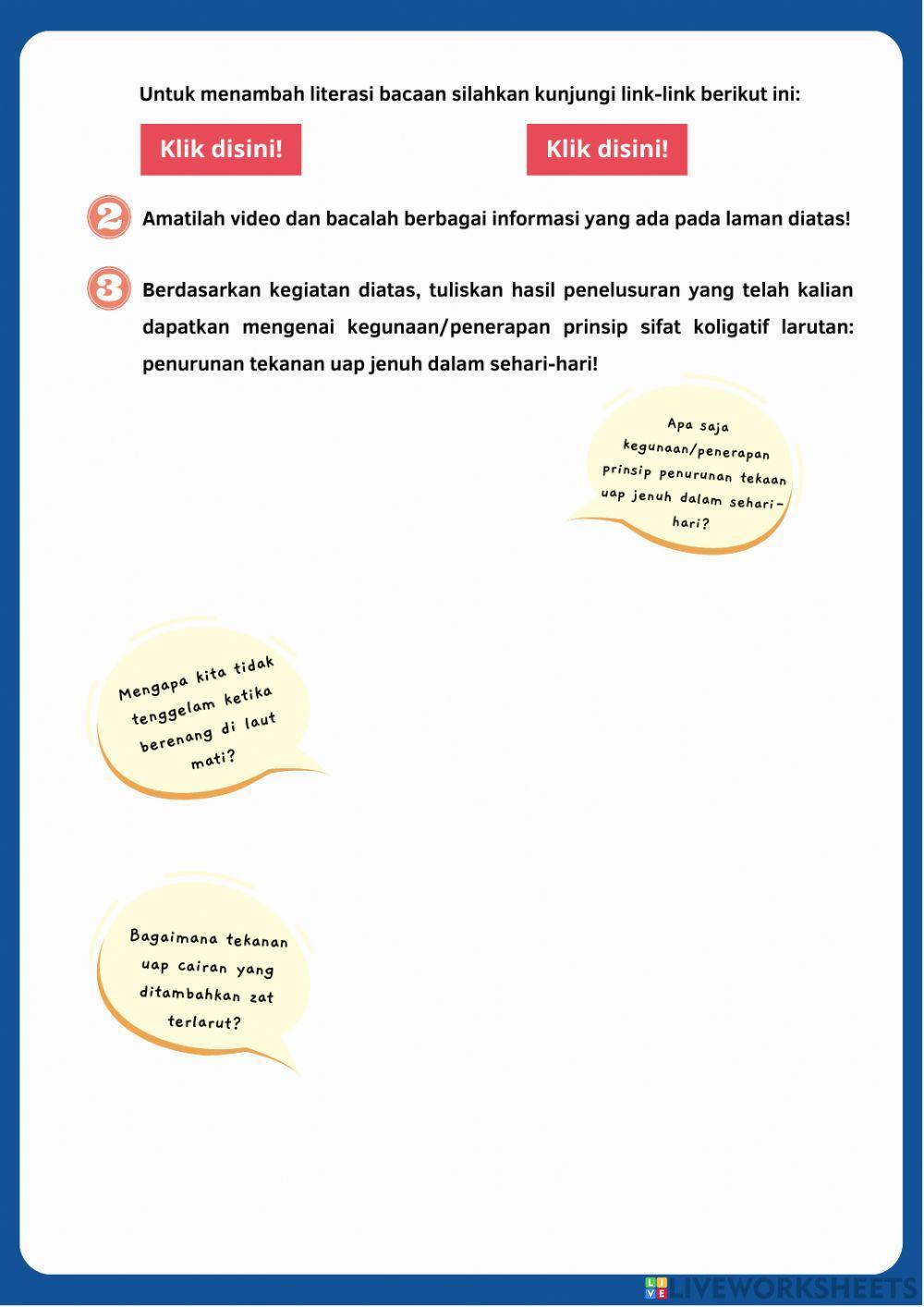 E-lkpd penurunan tekanan uap