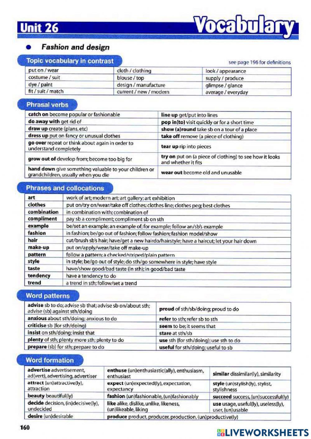 Fashion and Design B2