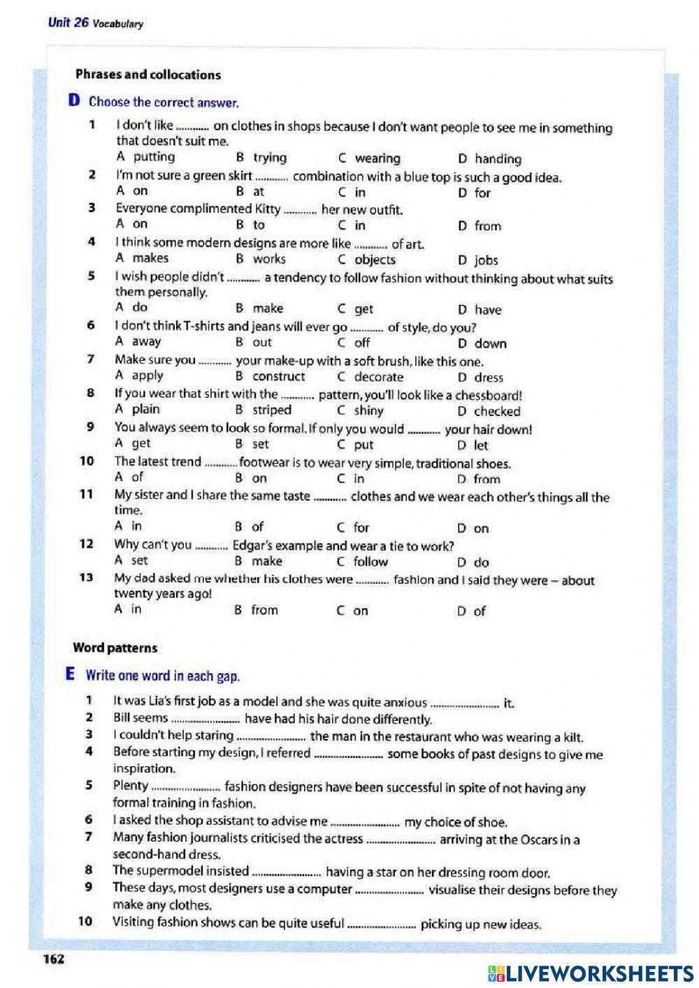 Fashion and Design B2