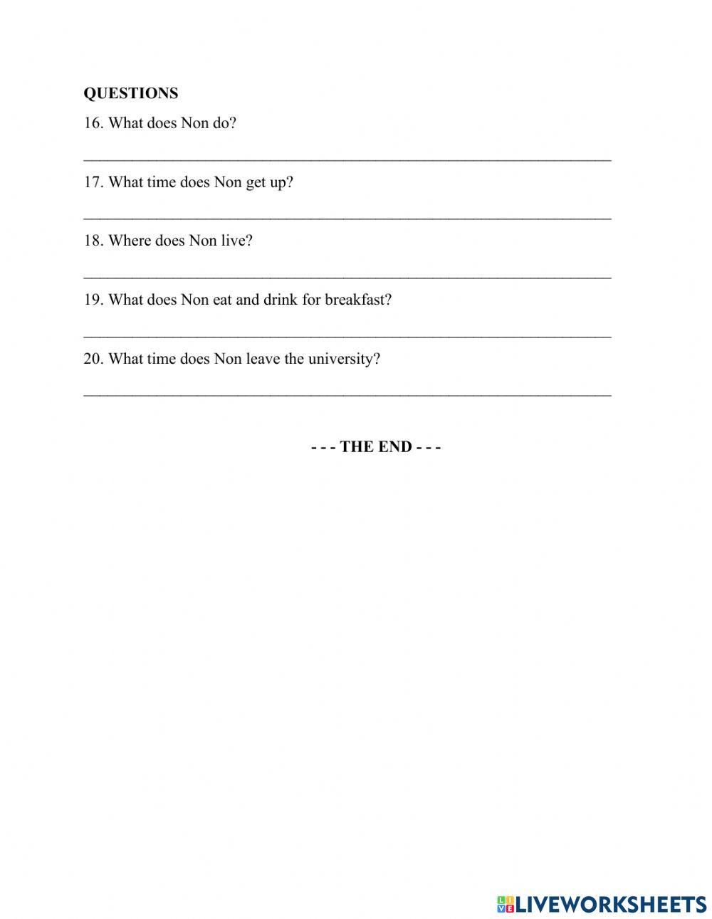 Foundation - Final Test 2