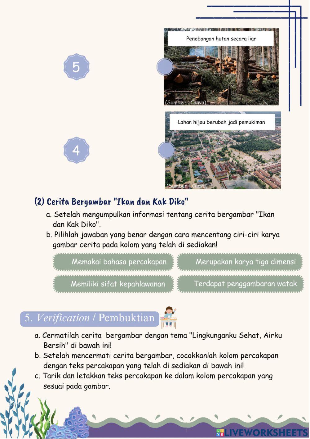 LKPD Liveworksheets K13 Kelas 5 T8 ST3 PB2 by Viony Faraditha