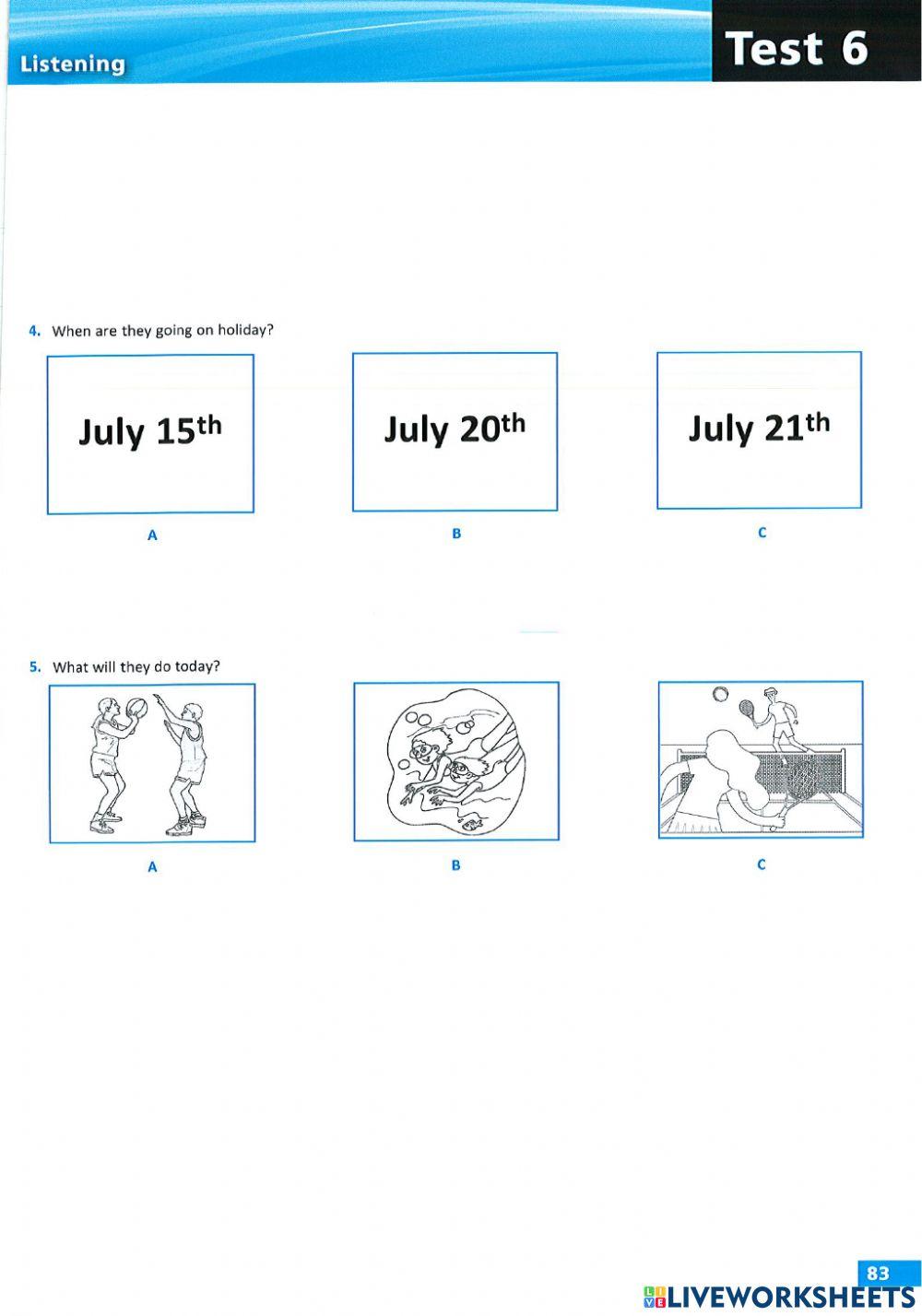 Simply - Listening - Test 6