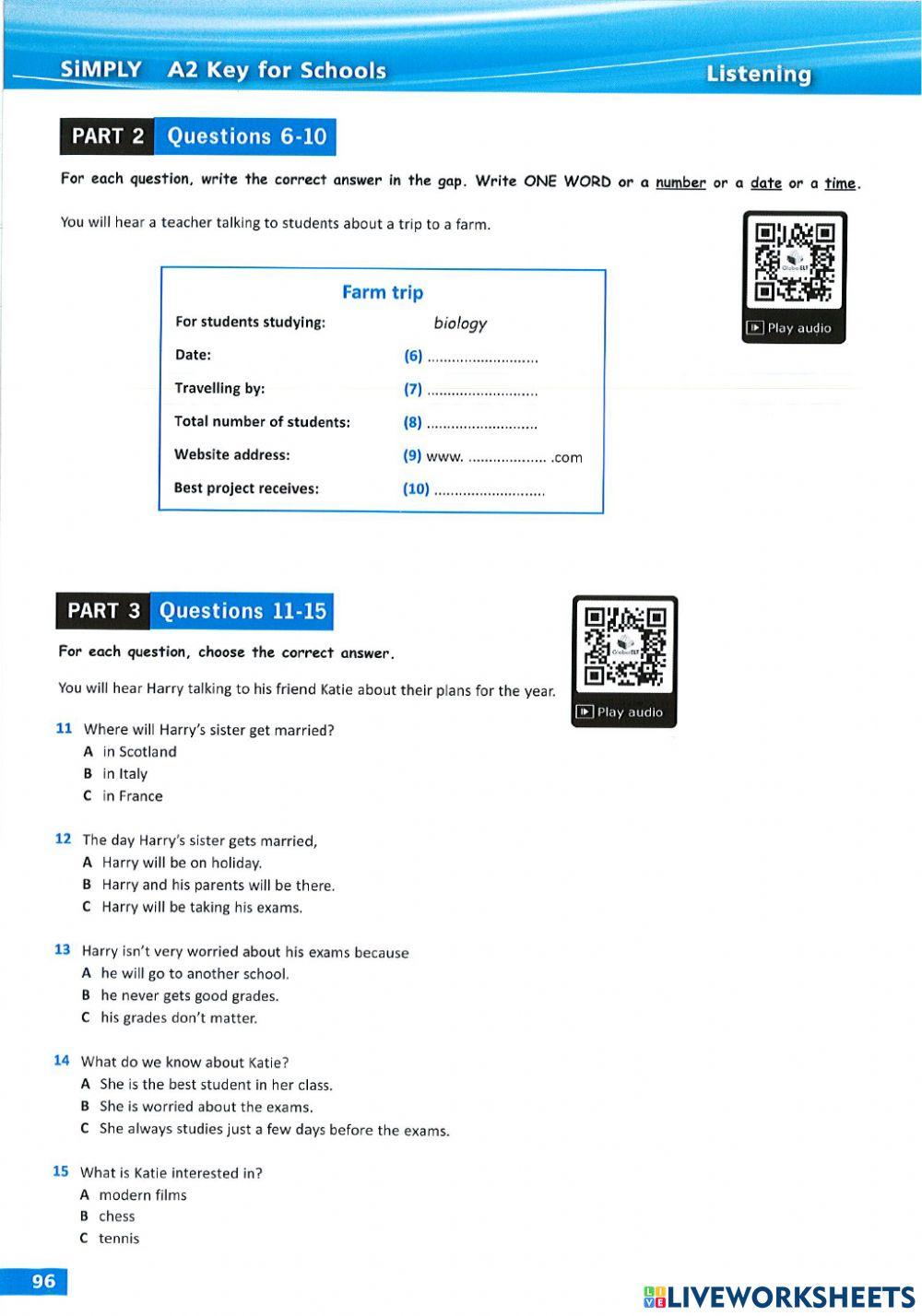 Simply - Listening - Test 7