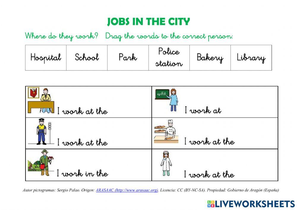 Jobs in the city