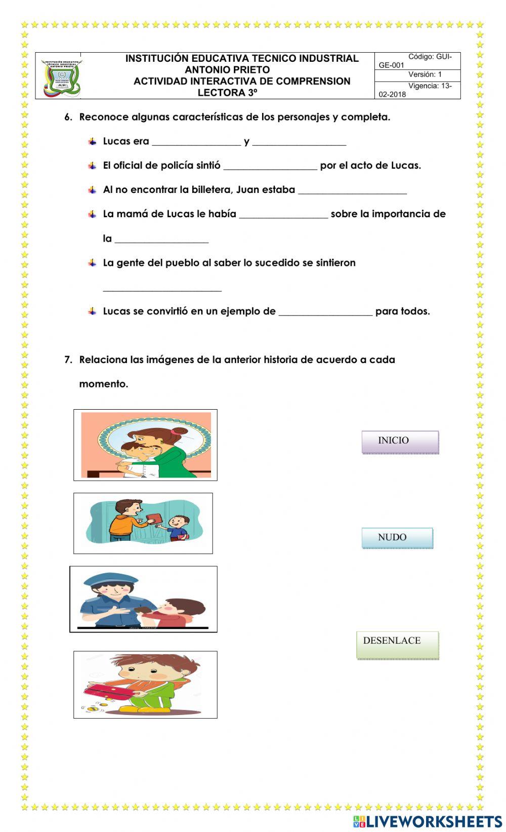 Lecturas de comprension