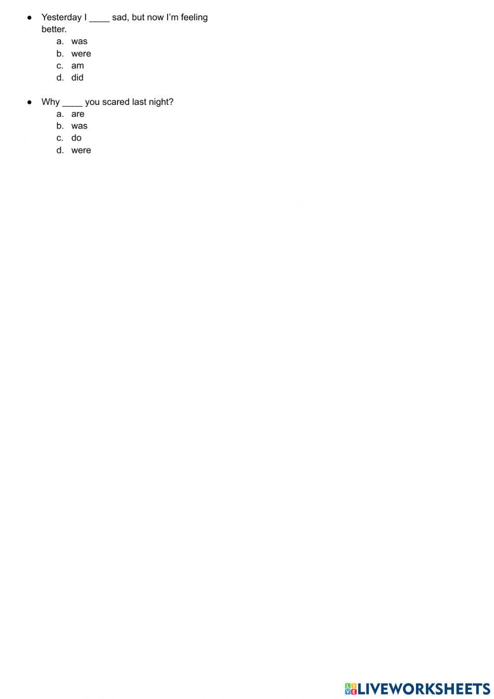 Placement test - level 1