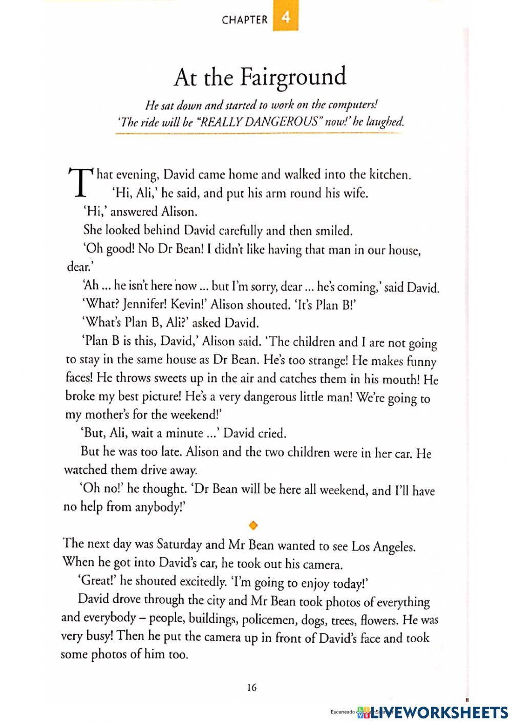 Mr Bean Chapters 4-5