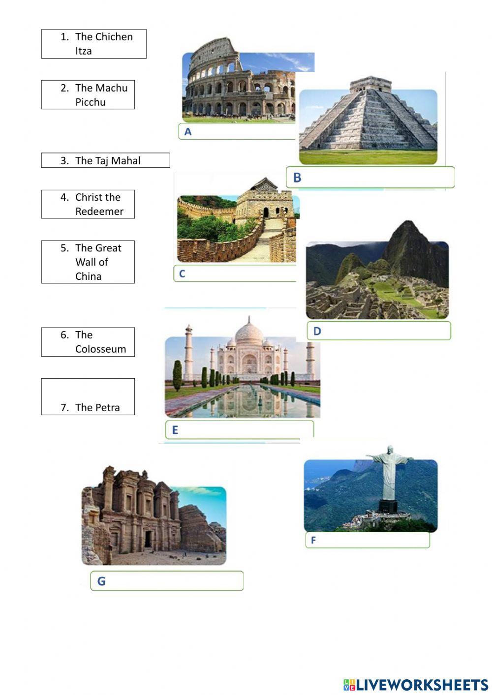 The 7 Wonders of the World