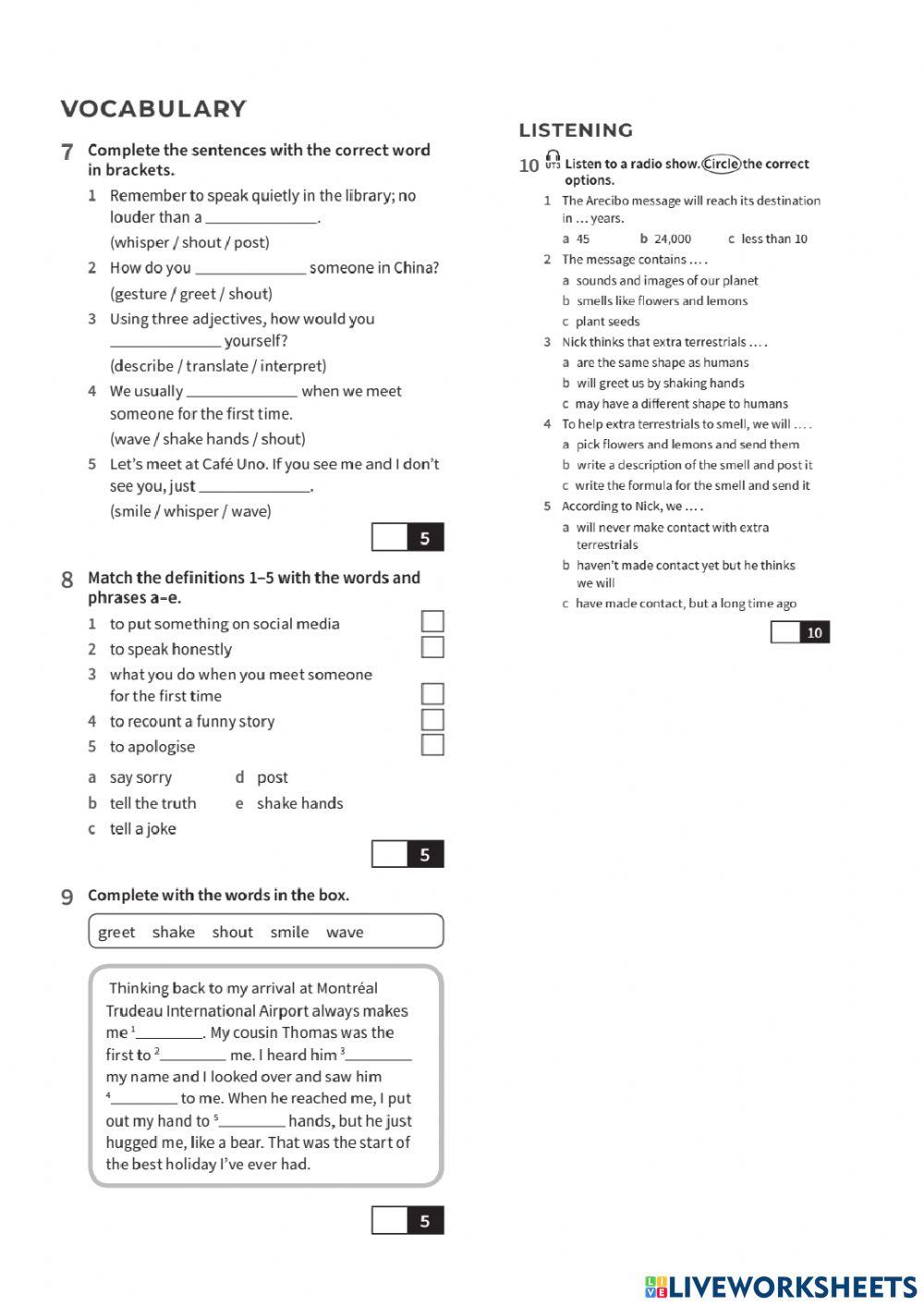 Own it 3 tests unit 3