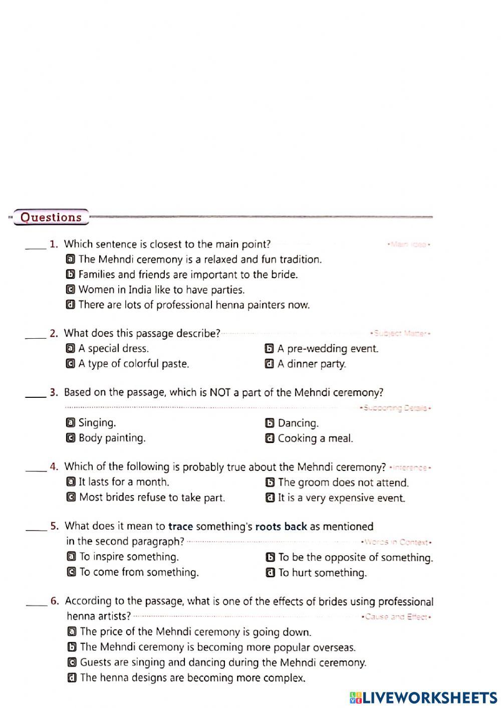 Listening Practice Level 2: 001-006