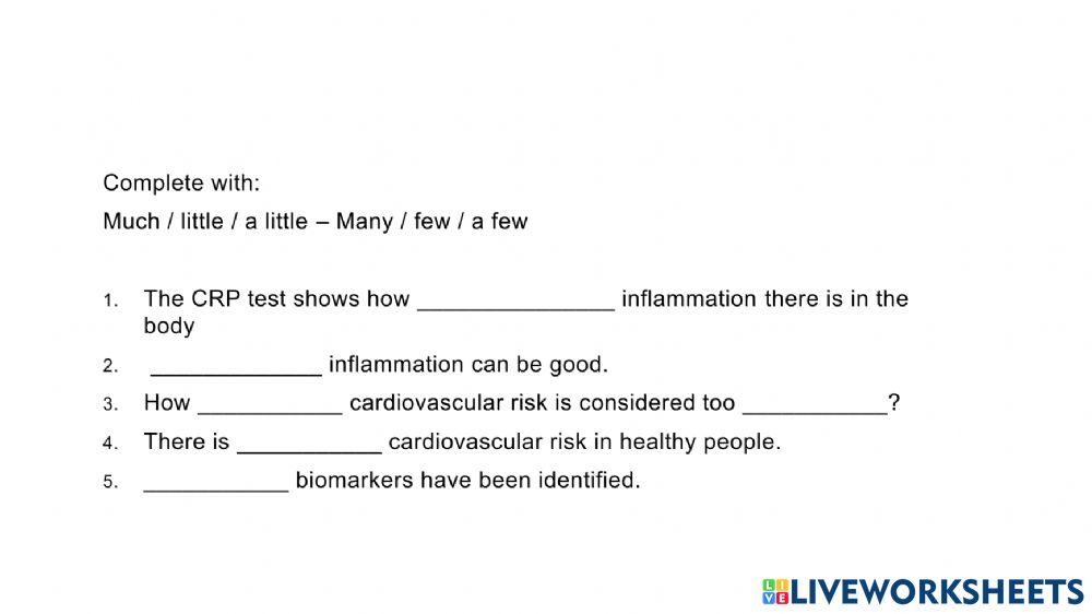 Nouns from a Medical Research