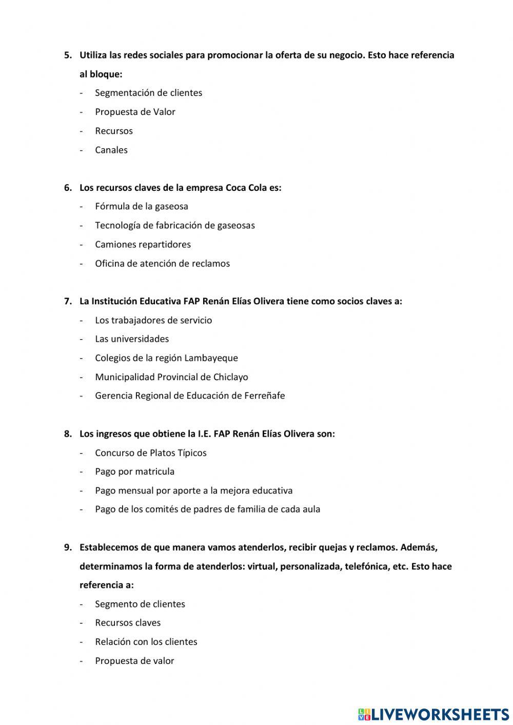 Modelo de Negocio Canvas