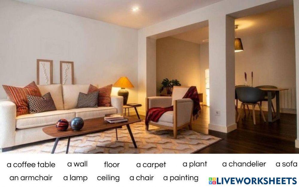 Living room and Furniture