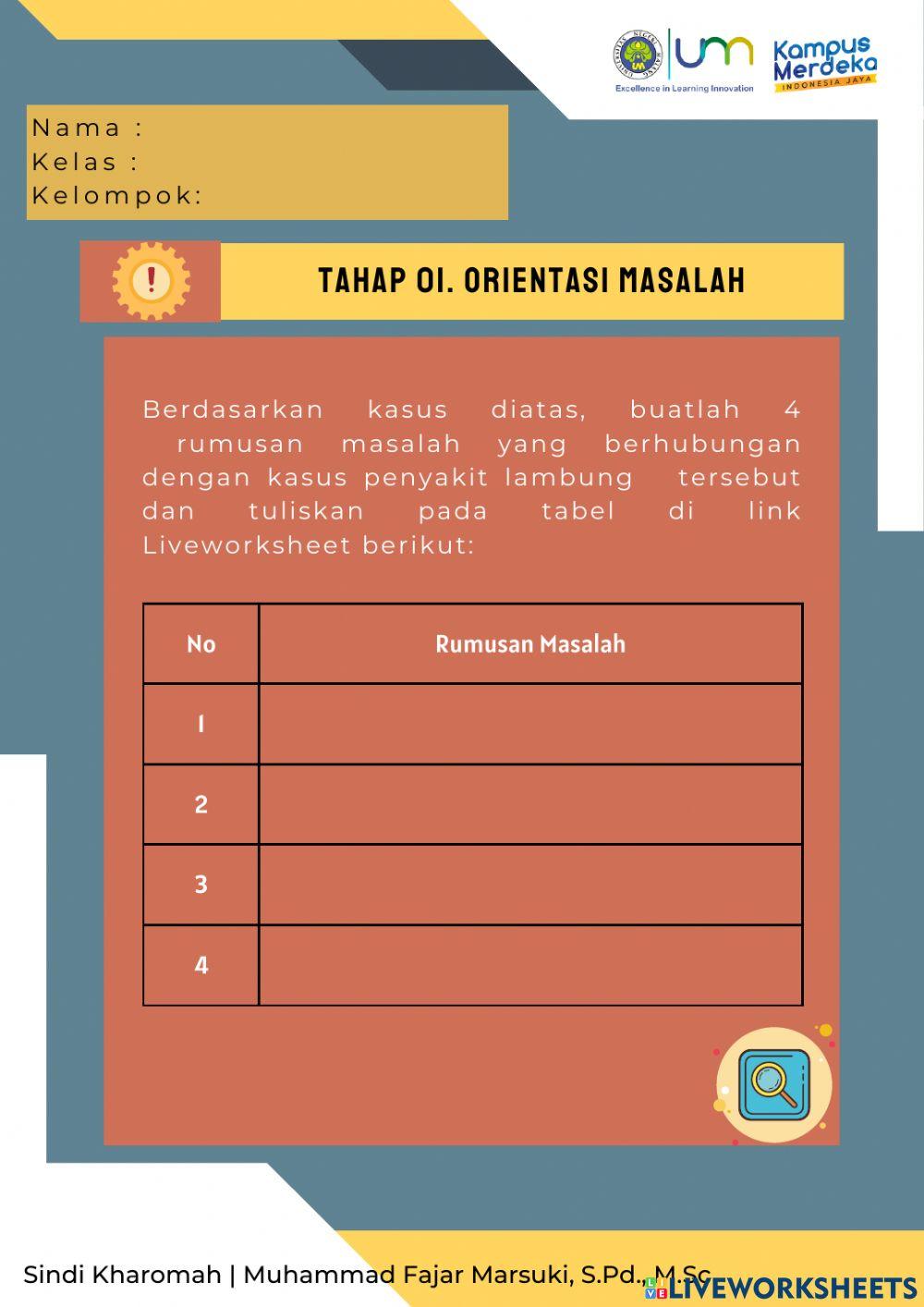 Lkpd pembelajaran 3 rumusan masalah