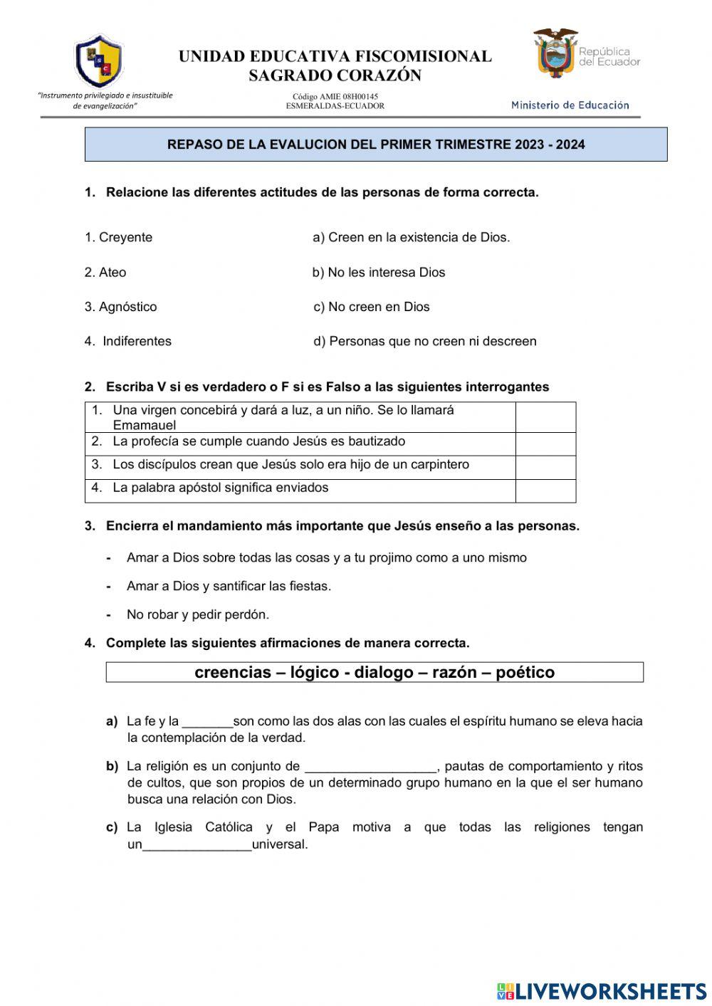 Trabajo de Recuperación