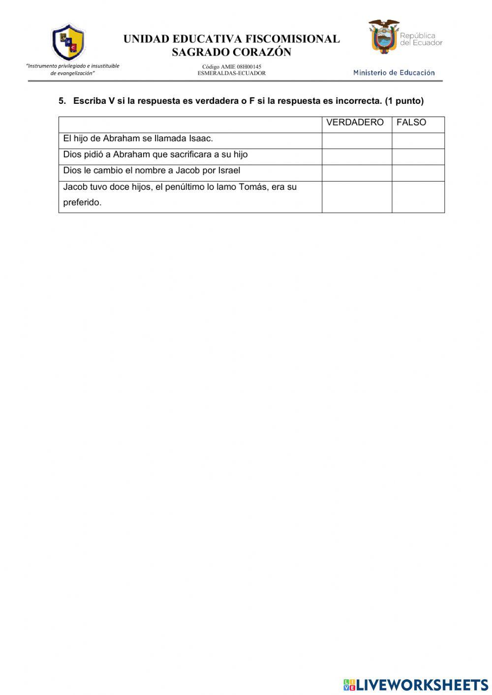 Trabajo de Recuperación