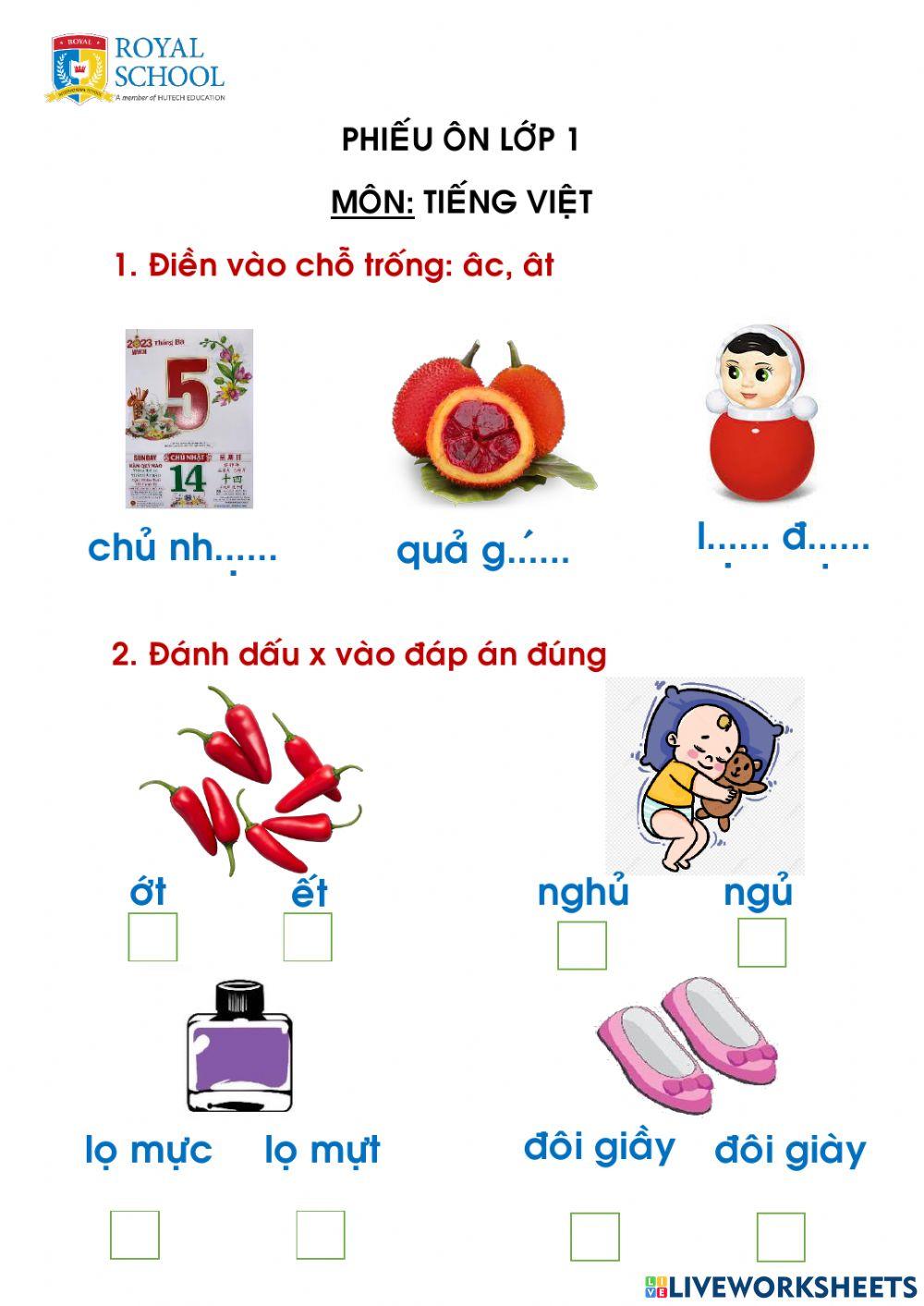 Phiếu hành trang 2