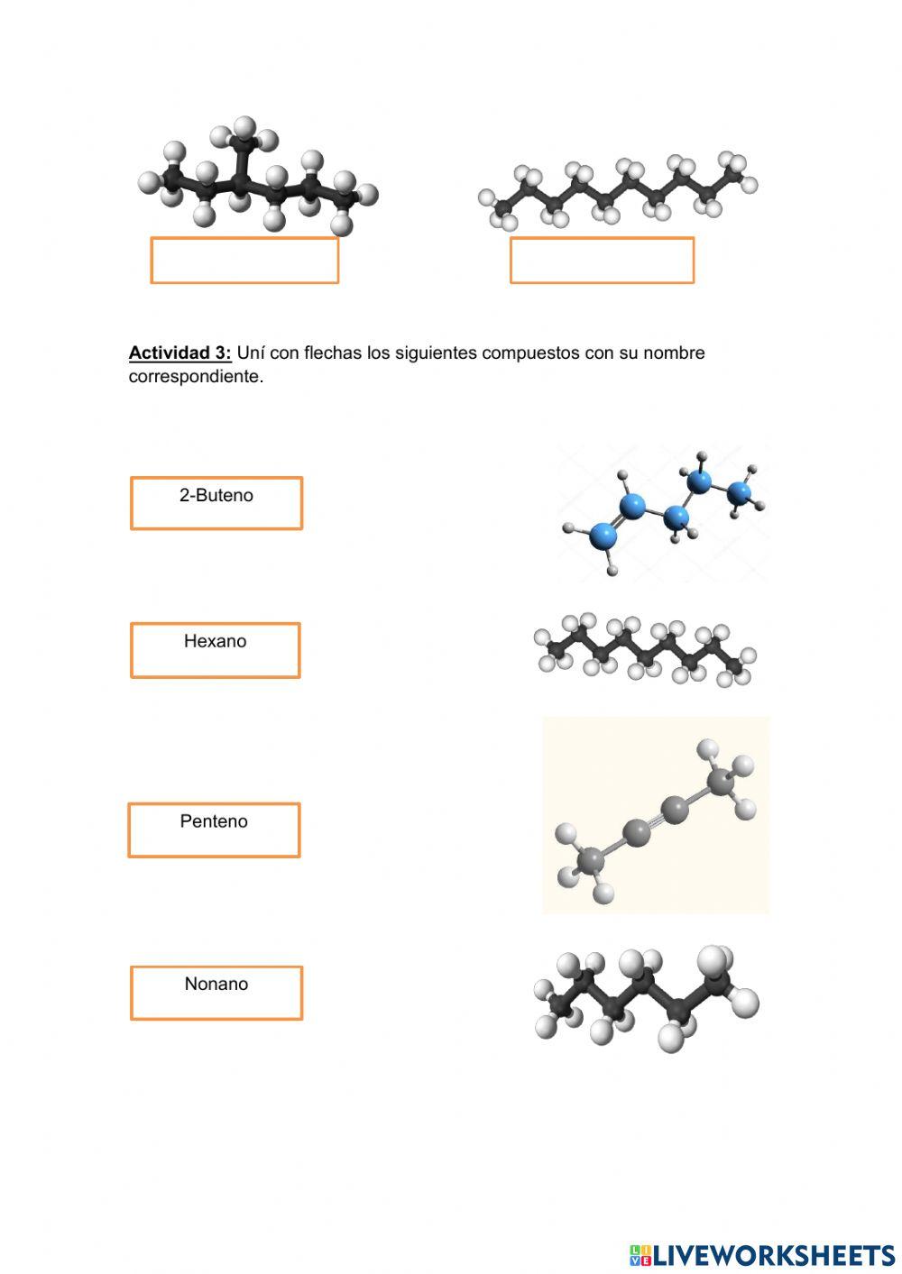 Nomenclatura de Alcanos, Alquenos y Alquinos