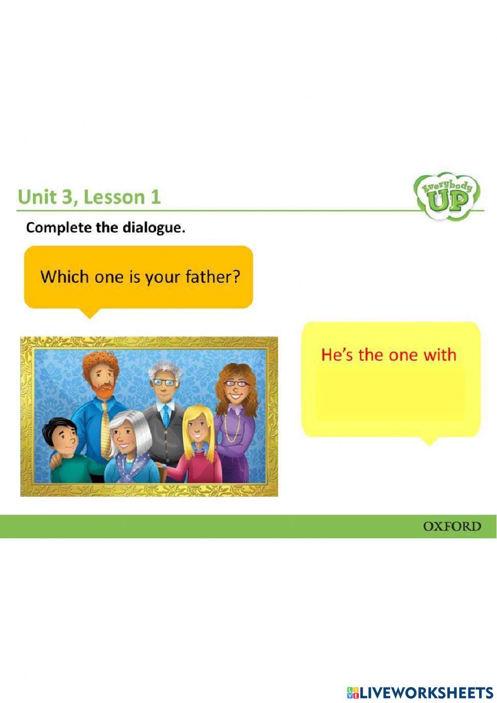 What does he look like ? 