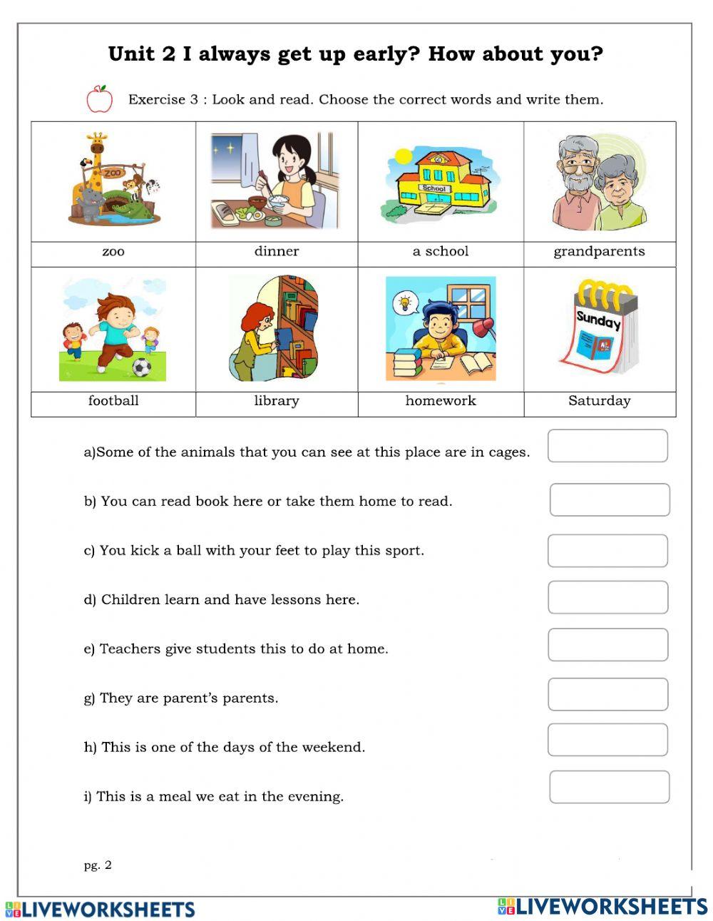 I always get up early. How often do you..?