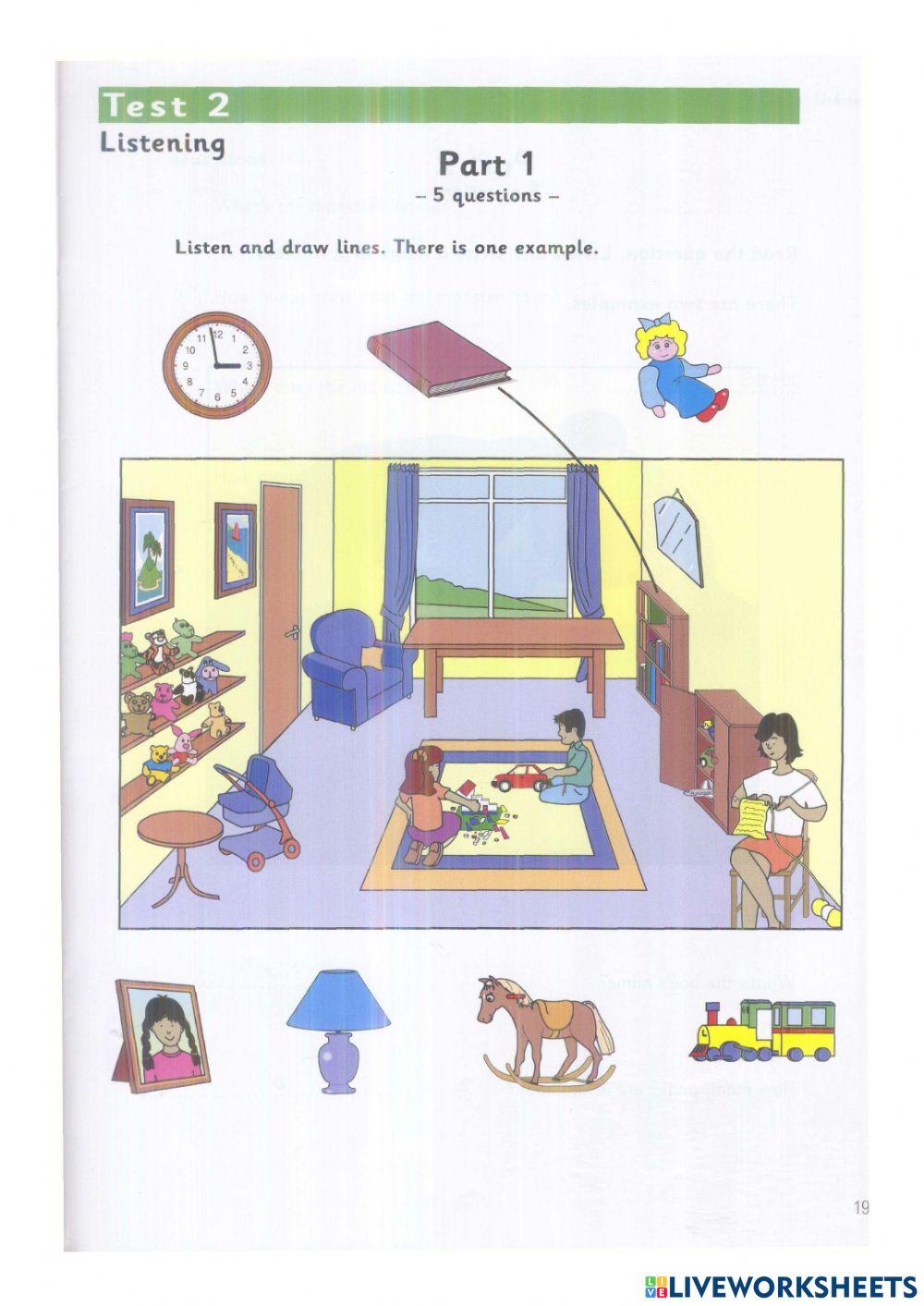 Starter 2 test 2 listening