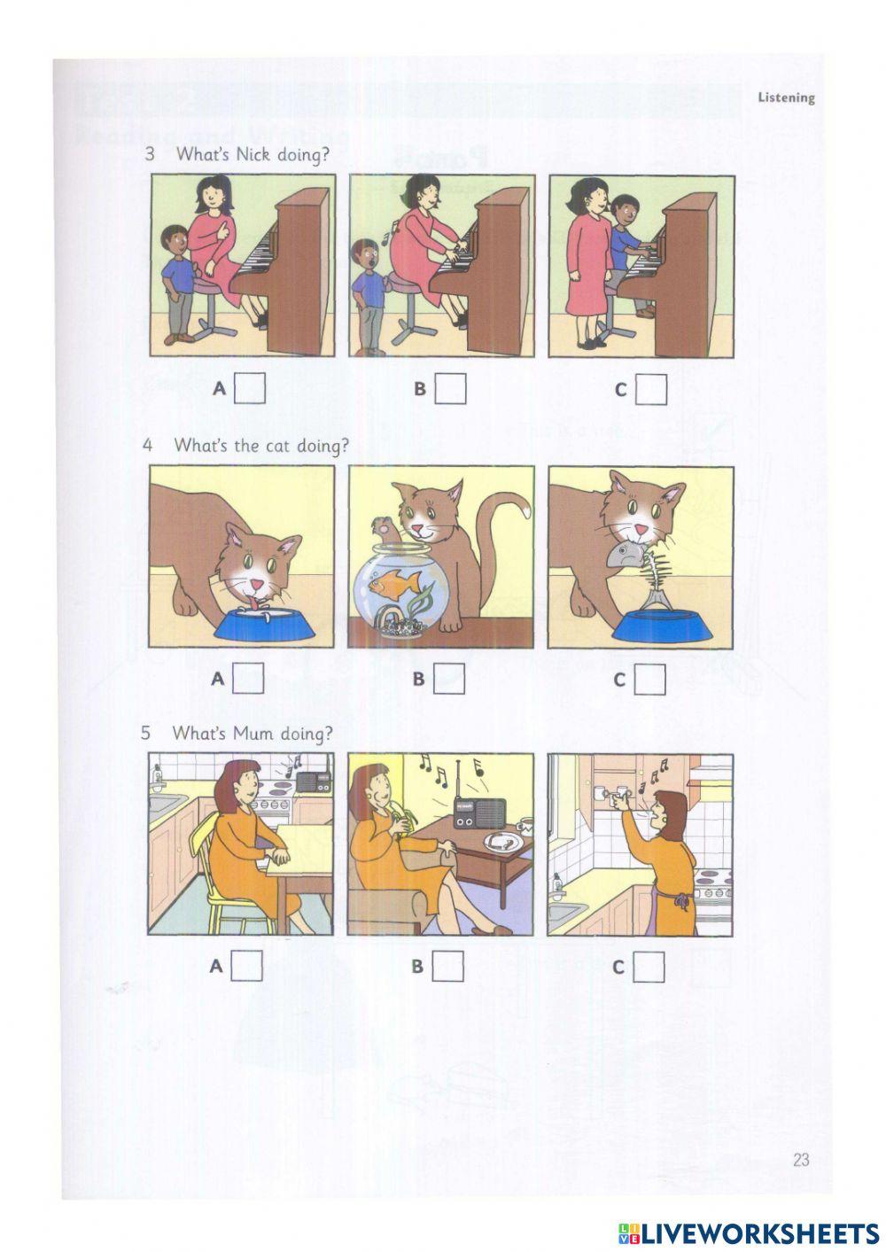 Starter 2 test 2 listening