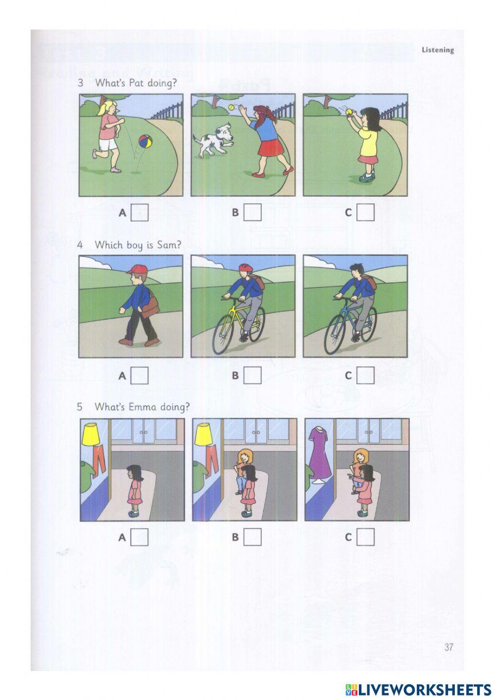 Starter 2 test 3 listening