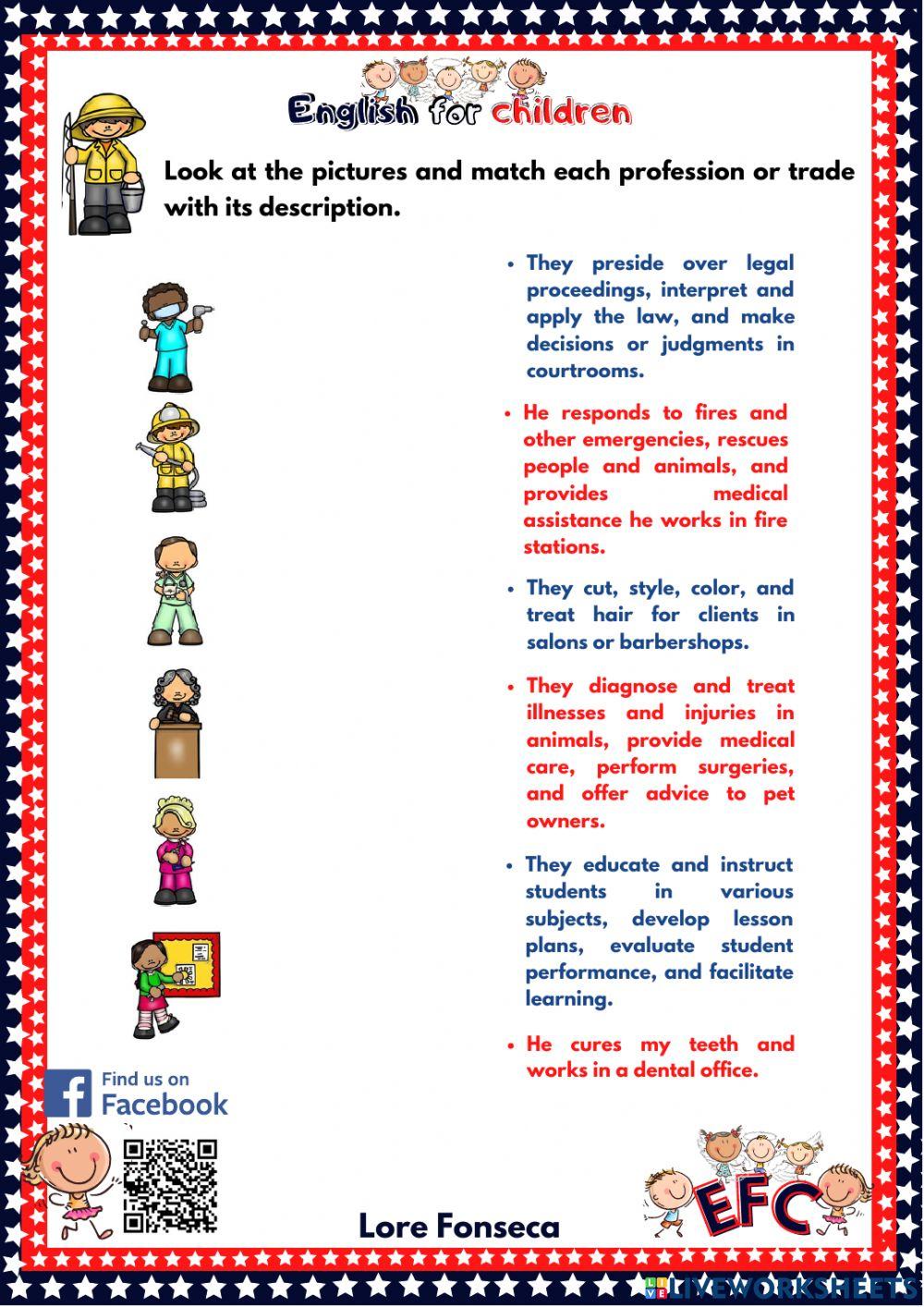 Professions and trades by efc lore fonseca