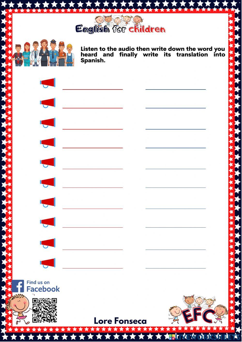 Professions and trades by efc lore fonseca