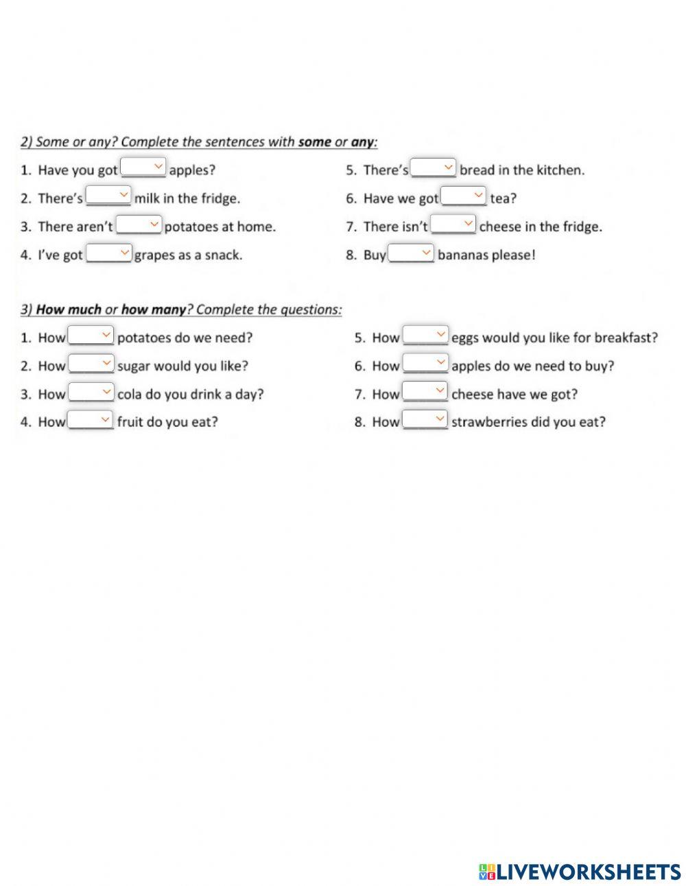 Food (countablr-uncountable)