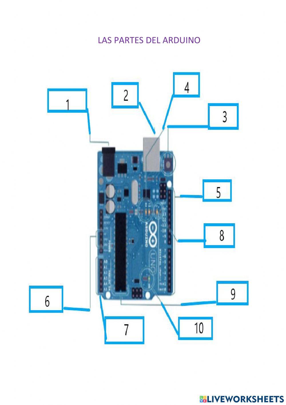 Las partes del arduino interactive worksheet | Live Worksheets