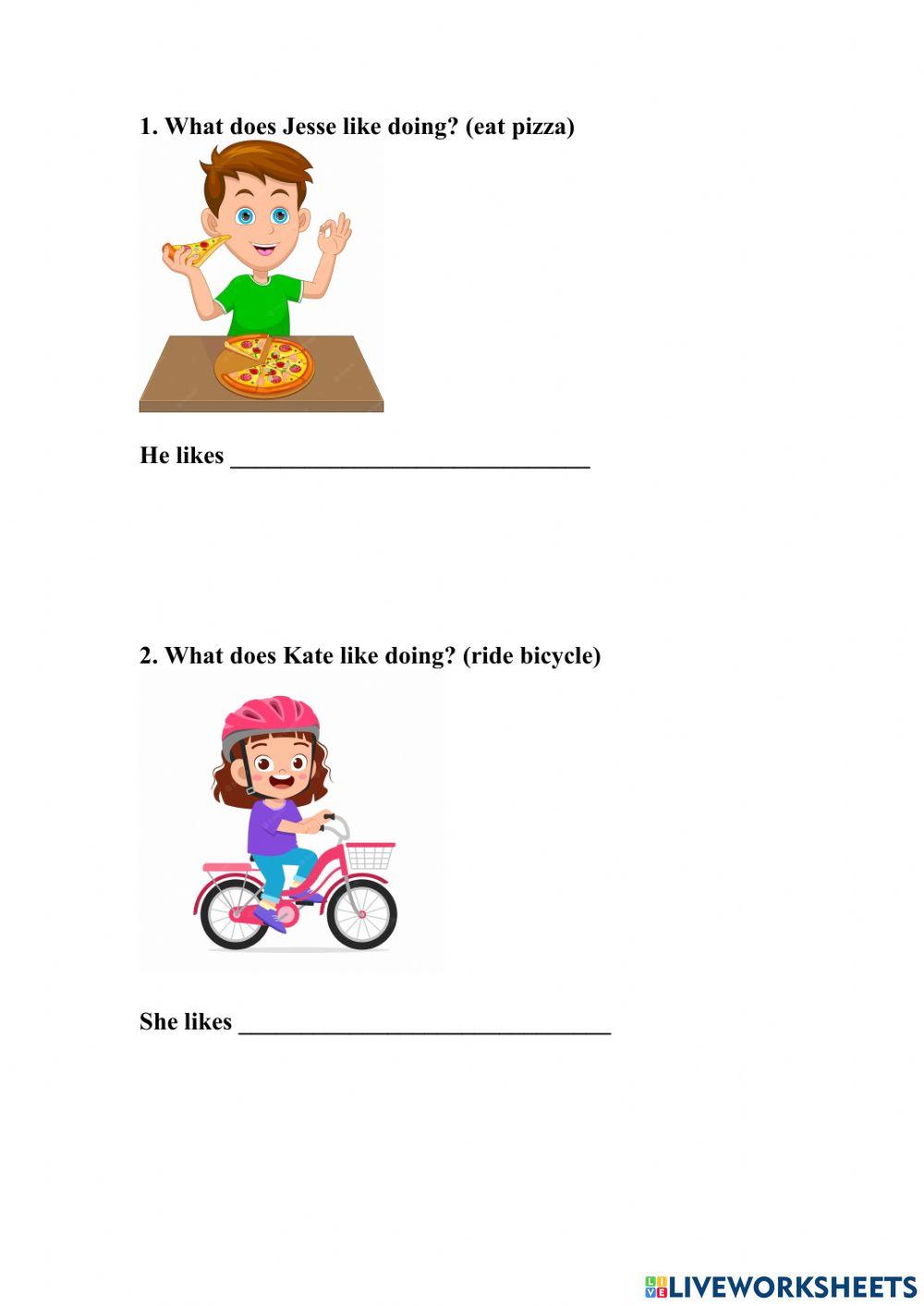 What does jesse like doing?