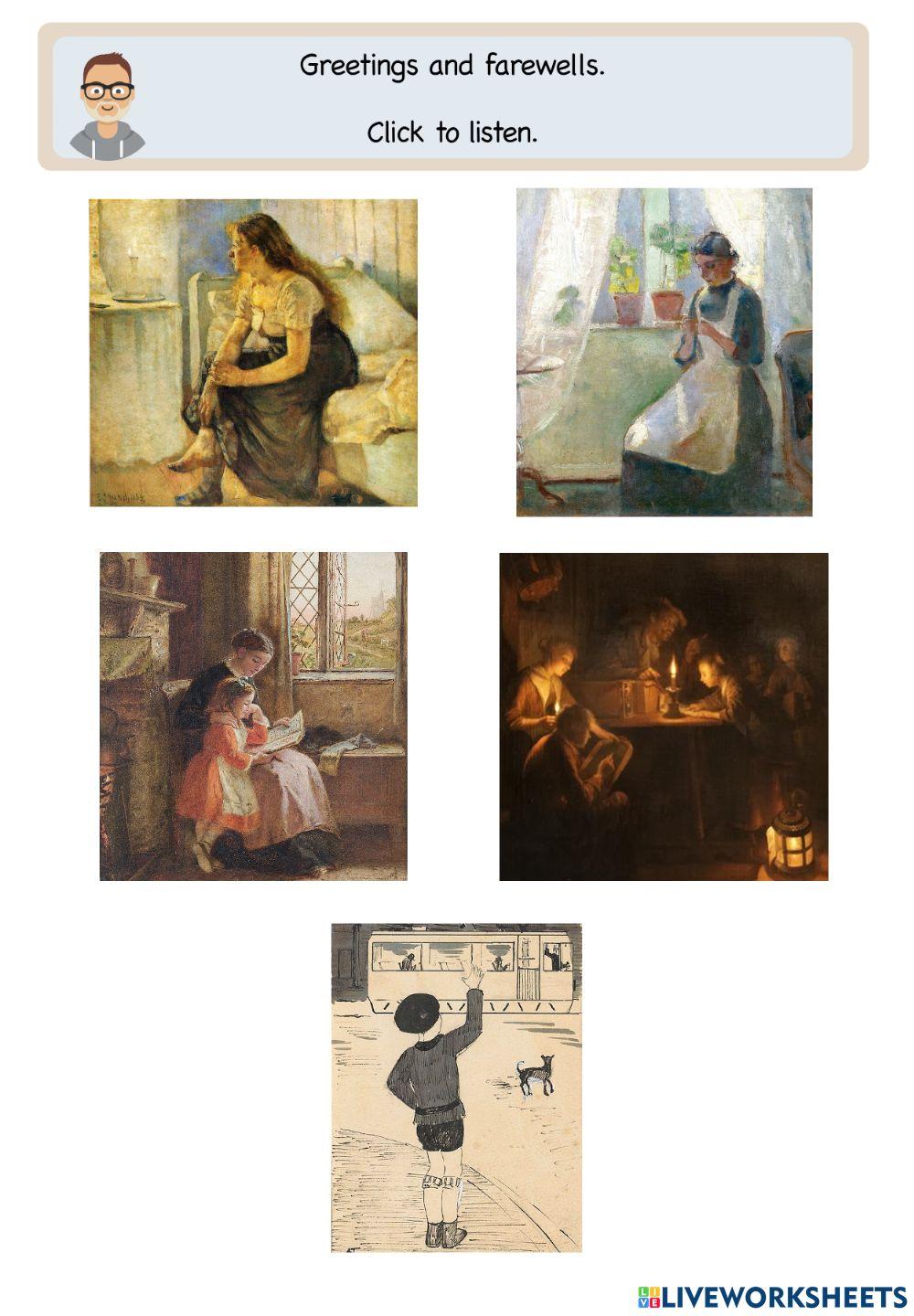 Greetings and farewells