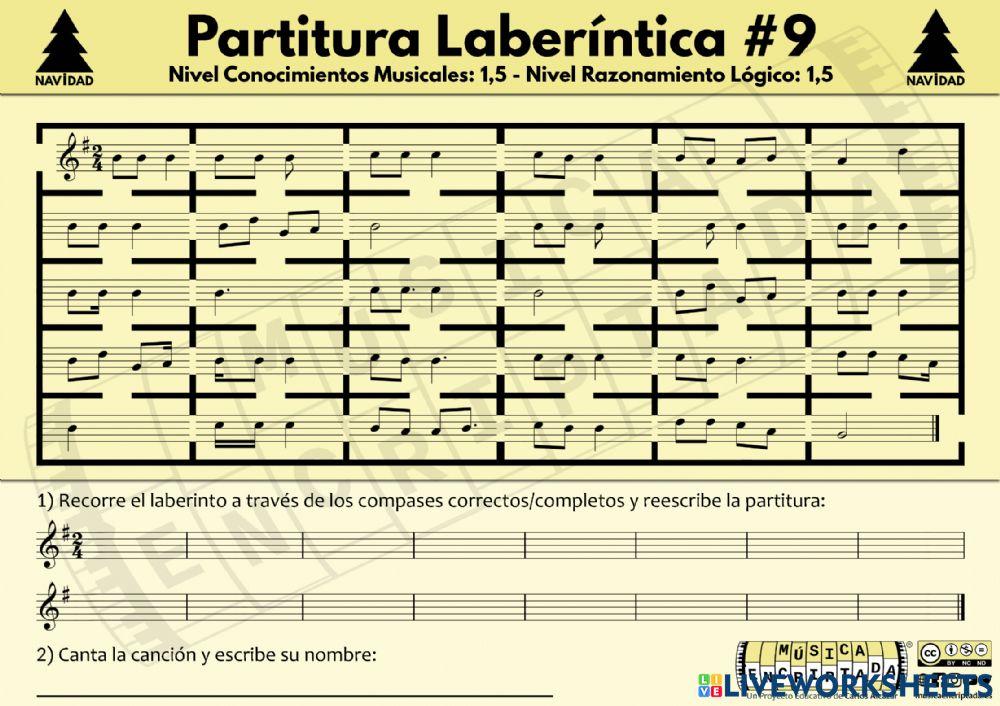Partitura laberíntica
