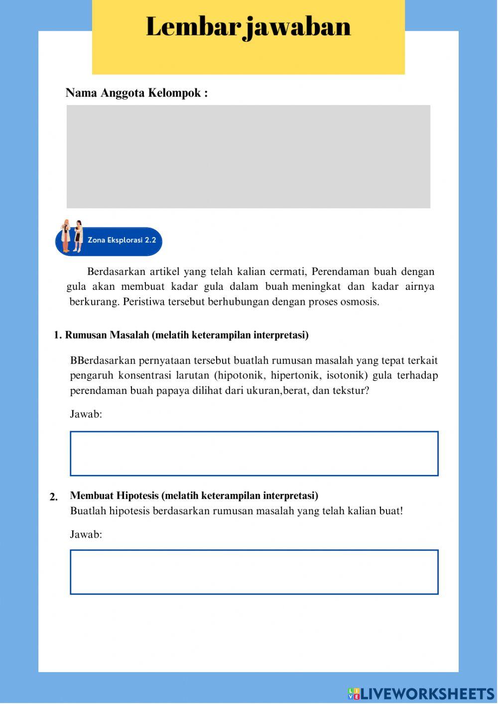 Bagian 2 : Zona Eksplorasi 2.2