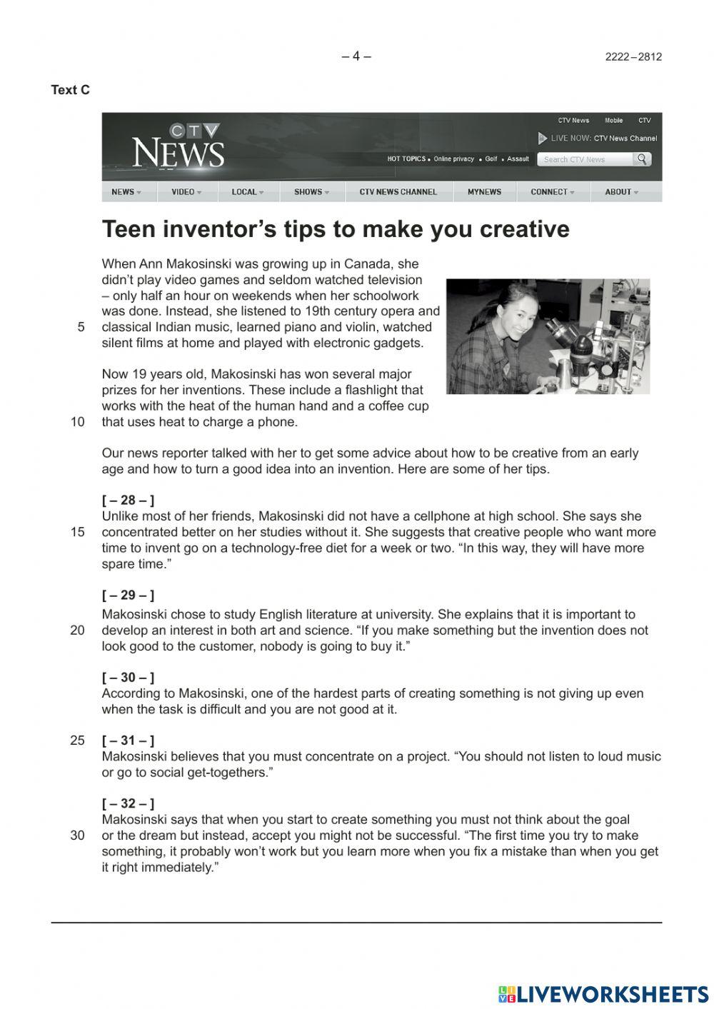 Ab initio reading and listening