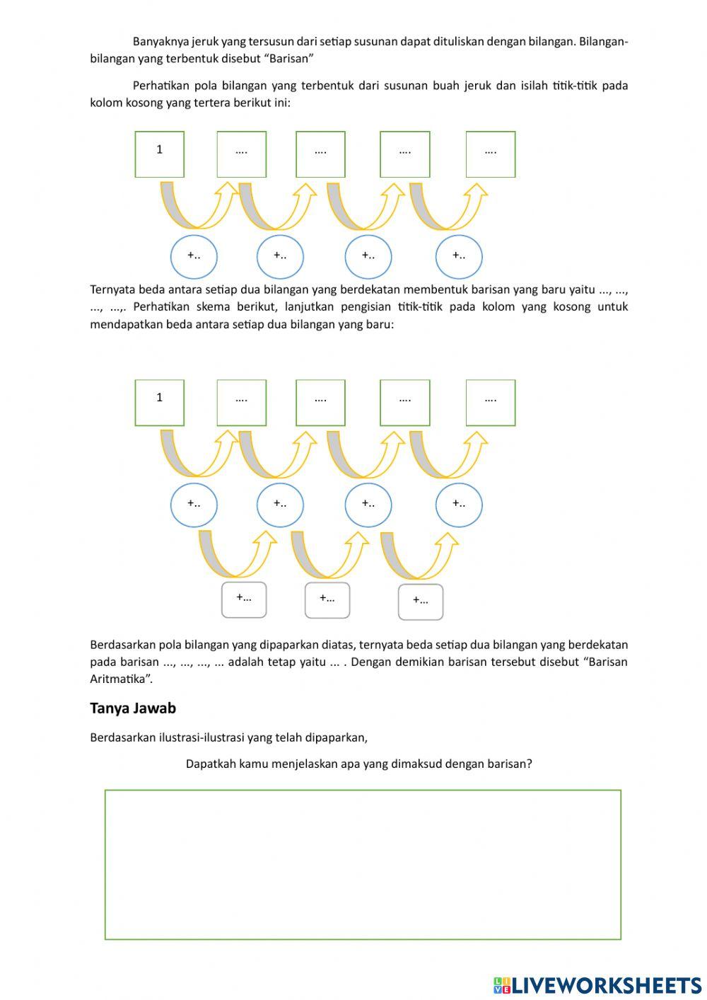 LKS 1 Barisan dan Deret