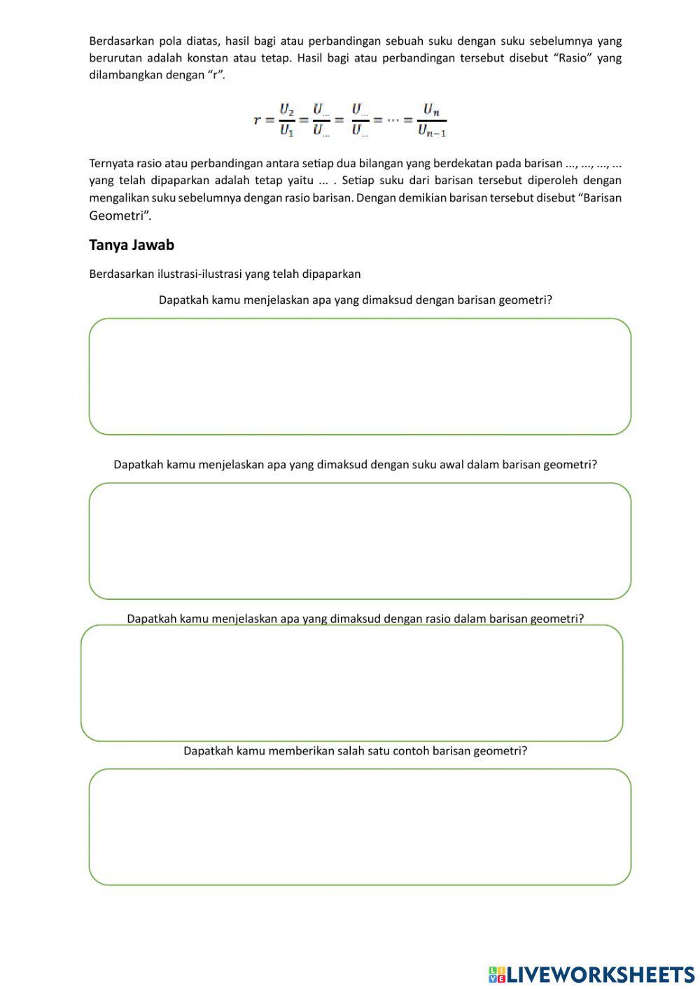 LKS 3 barisan dan deret