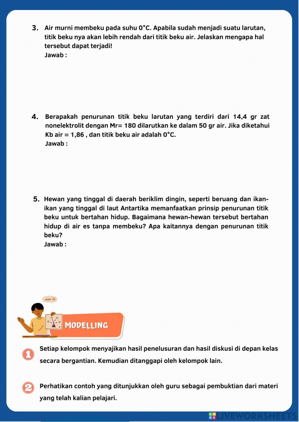 E-lkpd penurunan titik beku